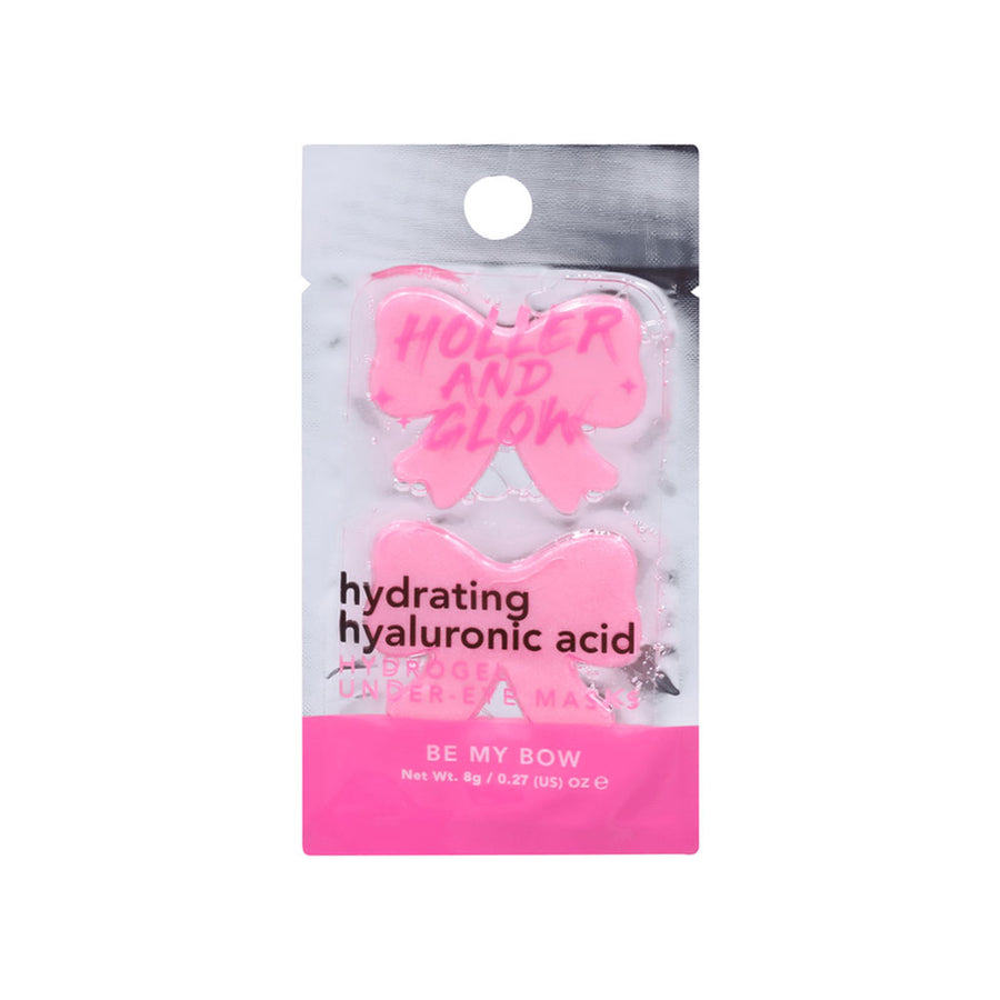 Holler & Glow Hydrogel Under Eye Masks Be My Bow Hydrating Hyaluronic Acid 8g