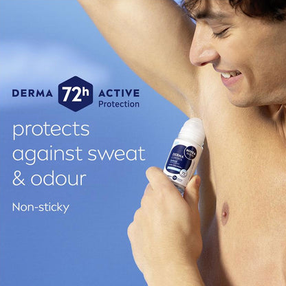 Nivea Men Antiperspirant Roll On Derma Control 72H Pro Vitamin B5 50ml