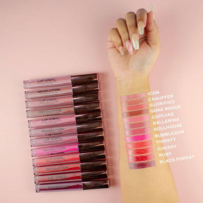 Revolution Lip Gloss Intense Shine Lip Vinyl Ballerina 3.6ml