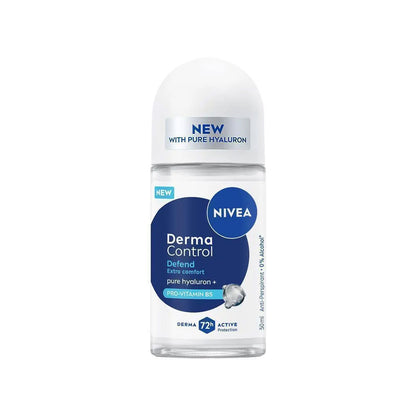 Nivea Antiperspirant Roll On Derma Control 72H Pro Vitamin B5 50ml