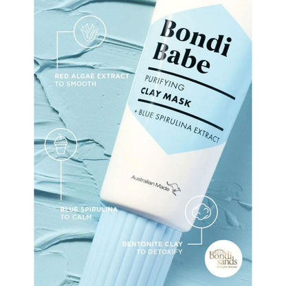 Bondi Sands Clay Mask Purifying Blue Spirulina Extract 75ml