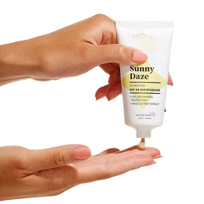 Bondi Sands Moisturiser Sunny Daze Hydrating Spf50 Hibiscus Fruit Extract 50g