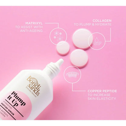 Bondi Sands Peptide Serum Plump It Up Hydrating 3% Matrixyl Collagen 30ml