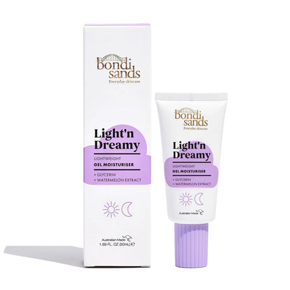 Bondi Sands Gel Moisturiser Lightweight Light N Dreamy Glycerin Watermelon Extract 50ml