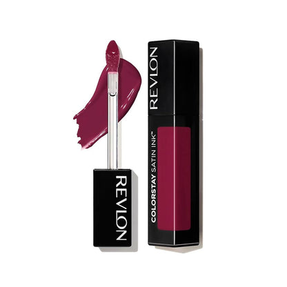 Revlon lipstick with applicator on a white background