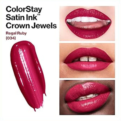 Revlon ColorStay Satin Ink Liquid Lip Color 034 Regal Ruby 5ml