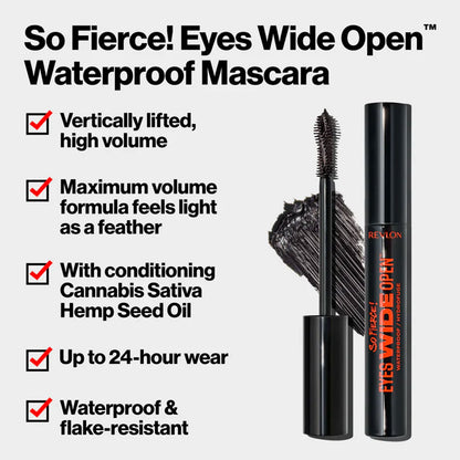 Revlon Mascara Eyes Wide Open So Fierce 104 Black 7ml