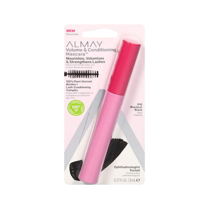 Almay Volume & Conditioning Mascara 010 Blackest Black 8ml