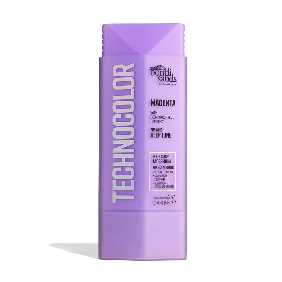 Bondi Sands Face Serum Self Tanning With Blemish Control Complex For A Rich Deep Tone Magenta 50ml