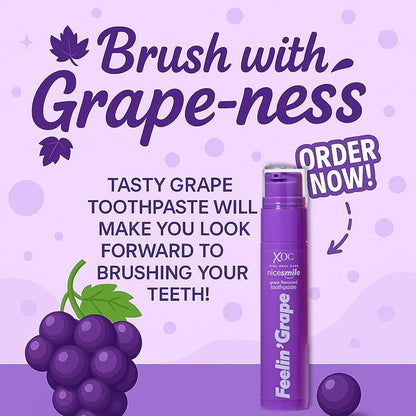 XOC Nice Smile Grape Flavoured Toothpaste Feelin' Grape 60g