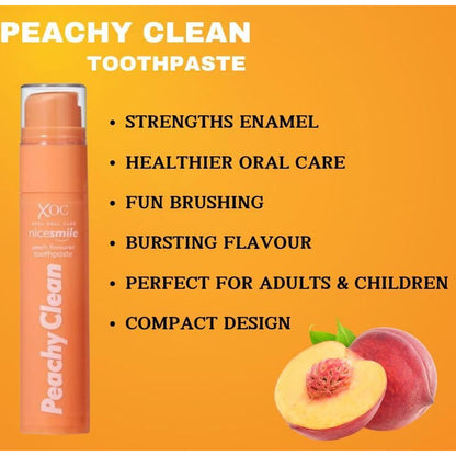 XOC Nice Smile Peach Flavoured Toothpaste Peachy Clean 60g