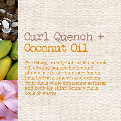 Maui Curl Smoothie For Thick Curly Hair Quench & Coconut Oil 340ml