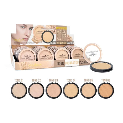 Yabaolian Powdery Cark Cushion Foundation Shade 6
