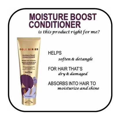 Pantene Gold Series Conditioner Moisture Boost Infused With Argan Oil 250ml