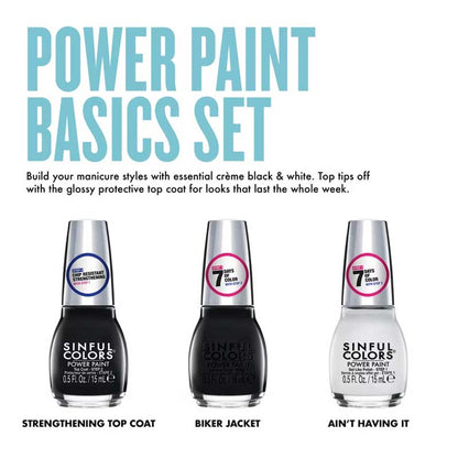 Sinful Colors Power Paint Nail Polish Biker Jacket 15ml