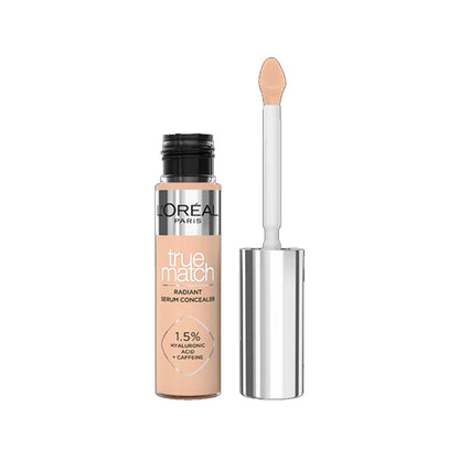 L'Oreal True Match Radiant Concealer bottle with applicator wand, shade 4N.