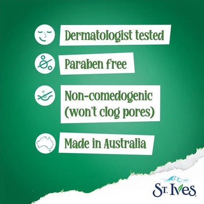 St Ives Blackhead Clearing Salicylic Acid Acne Cleanser Green Tea Scrub 150ml