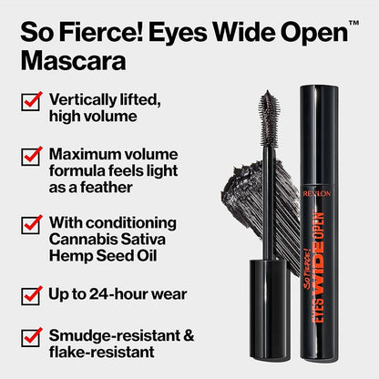 Revlon Mascara Eyes Wide Open So Fierce 101 Blackest Black 7ml