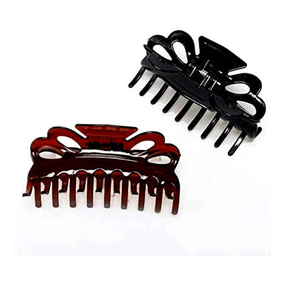 Swosh Hair Claw Clip 10.5cm Black
