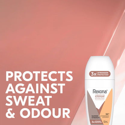 Rexona Clinical Protection Deodorant Roll On Summer Strength 50ml