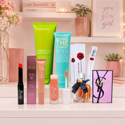 Glow, Hydrate & Fragrance Gift Set - 7 items