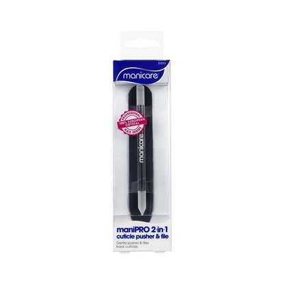 Manicare ManiPro 2-In-1 Cuticle Pusher & File