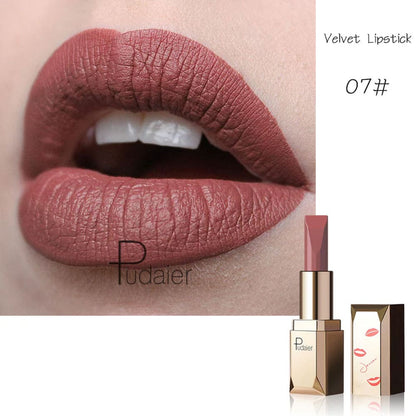 Pudaier Matte Lipstick 7 Rosy Mocha 3.5g