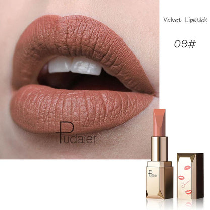 Pudaier Matte Lipstick 9 Caramel Nude 3.5g