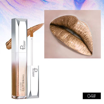 Pudaier Lip Gloss Glittering 4