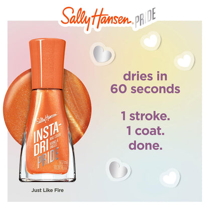 Sally Hansen Nail Polish Insta Dri Pride 759 Just Like Fire 9.17ml
