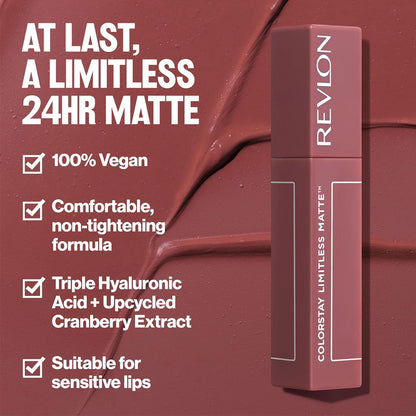 Revlon ColorStay Limitless Matte Liquid Lipstick 004 Model Behavior