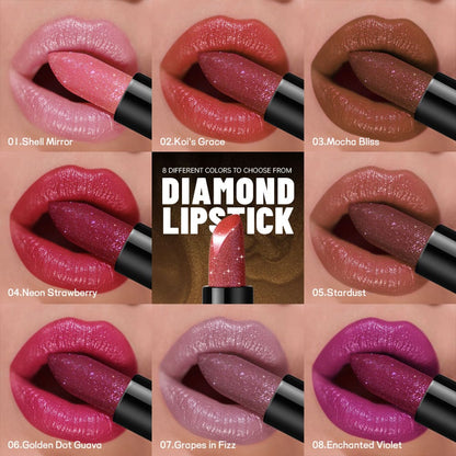 Pudaier Perma Shine Diamond Lipstick 3 Mocha Bliss