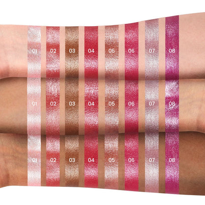 Pudaier Perma Shine Diamond Lipstick 6 Golden Dot Guava