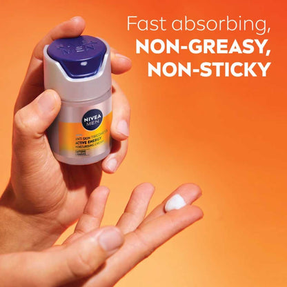 Nivea Men Moisturising Cream Anti Skin Tiredness Active Energy Caffeine + Guarana 50ml