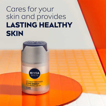 Nivea Men Moisturising Cream Anti Skin Tiredness Active Energy Caffeine + Guarana 50ml