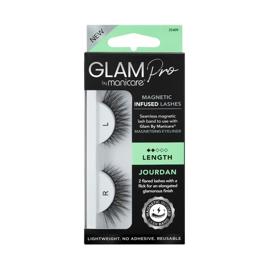 Glam By Manicare Pro Lashes Magnetic Infused Length Jourdan 1 Pair