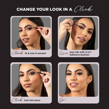 Glam By Manicare Pro Lashes Magnetic Infused Luxe Quinn 1 Pair