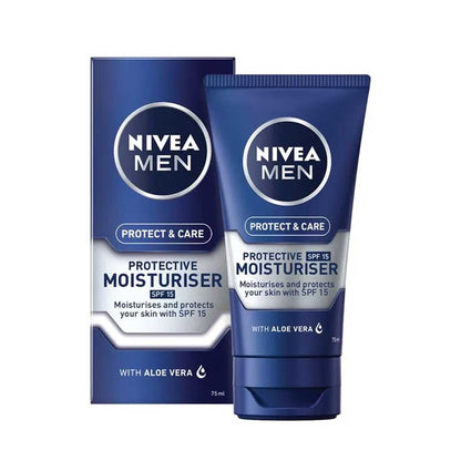 Nivea Men Moisturiser Protective Spf15 With Aloe Vera 75ml