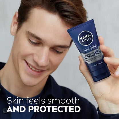 Nivea Men Moisturiser Protective Spf15 With Aloe Vera 75ml