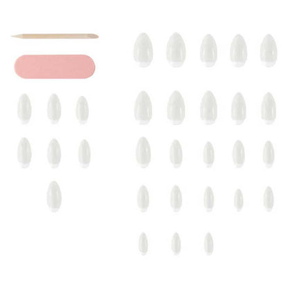 Manicare Glam Ready Premium Pre Glued Nails Let Is Shimmer 30pk
