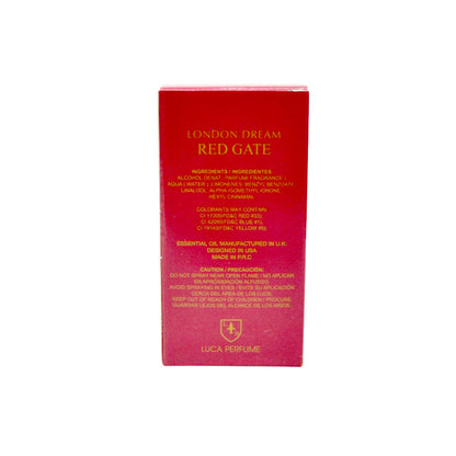 Luca Perfume London Dream Red Gate Limited Edition Eau De Parfum 30ml