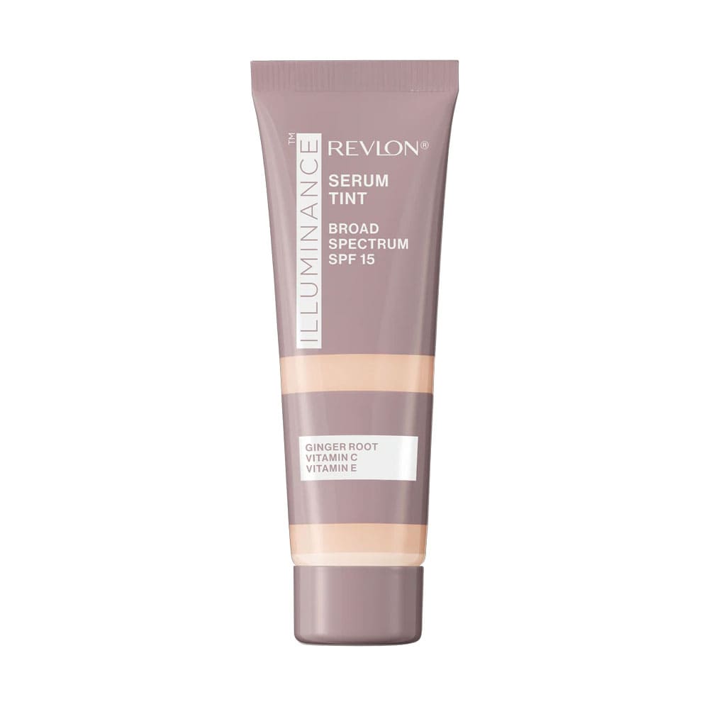 Revlon Illuminage Serum Tint tube on a white background