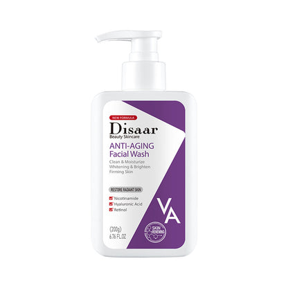 Disaar Anti Aging Retinol, Hyaluronic Acid & Nicotinamide Facial Wash 200g