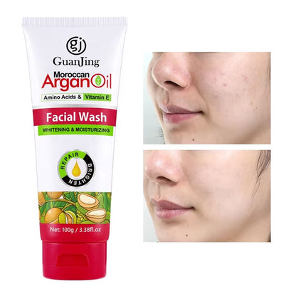 Guan Jing Amino Acids & Vitamin E Argan Oil Facial Wash 100g