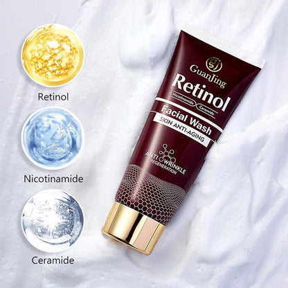 Guan Jing Retinol, Ceramide & Nicotinamide Facial Wash 100g