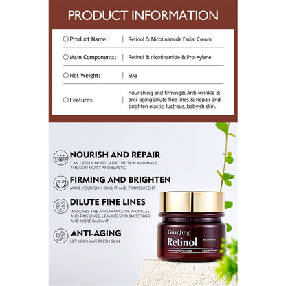 Guan Jing Retinol & Nicotinamide Facial Cream 50g