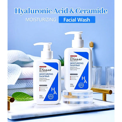 Disaar Moisturizing Hyaluronic Acid & Ceramide Facial Wash 200g