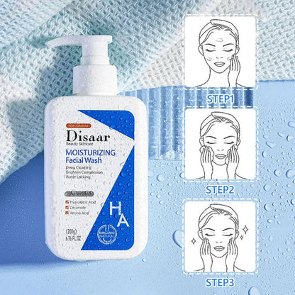 Disaar Moisturizing Hyaluronic Acid & Ceramide Facial Wash 200g