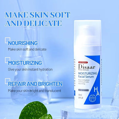 Disaar Moisturizing Hyaluronic Acid, Vitamin B5 & Ceramide Facial Serum 50ml