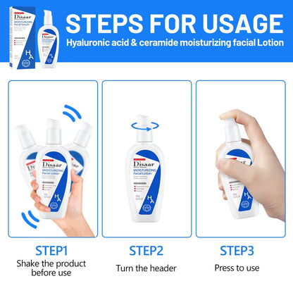 Disaar Moisturizing Hyaluronic Acid, Ceramide & Retinol Facial Lotion 90g